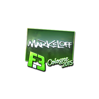 Sticker | markeloff (Foil) | Cologne 2015 CS2 skin
