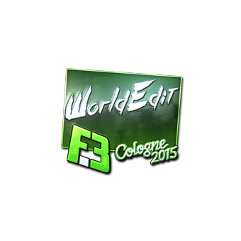 Sticker | WorldEdit (Foil) | Cologne 2015 CS2 skin
