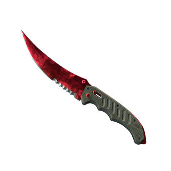 ★ StatTrak™ Flip Knife | Doppler Ruby (Minimal Wear) CS2 skin