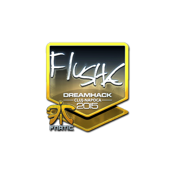 Sticker | flusha (Foil) | Cluj-Napoca 2015 CS2 skin