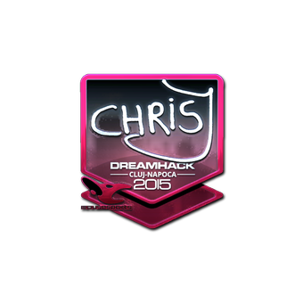 Sticker | chrisJ (Foil) | Cluj-Napoca 2015 CS2 skin