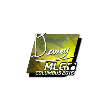 Sticker | DAVEY (Foil) | MLG Columbus 2016 CS2 skin