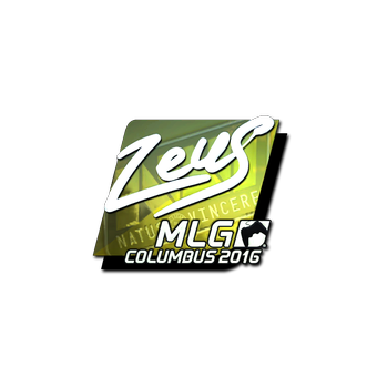 Sticker | Zeus (Foil) | MLG Columbus 2016 CS2 skin