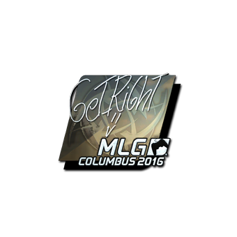 Sticker | GeT_RiGhT (Foil) | MLG Columbus 2016 CS2 skin