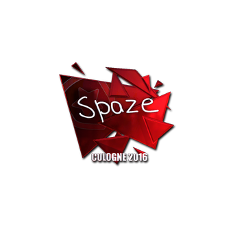 Sticker | spaze (Foil) | Cologne 2016 CS2 skin