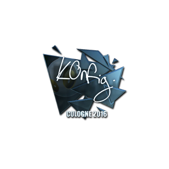 Sticker | k0nfig (Foil) | Cologne 2016 CS2 skin