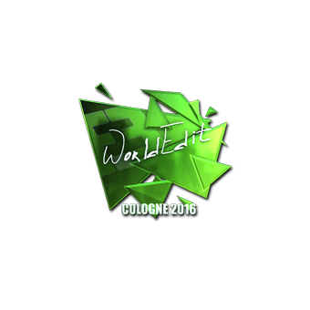 Sticker | WorldEdit (Foil) | Cologne 2016 CS2 skin