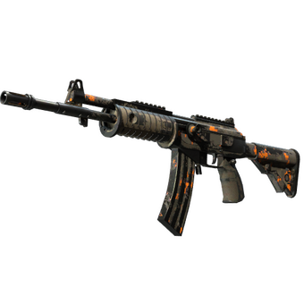 Galil AR | Orange DDPAT (Battle-Scarred) CS2 skin