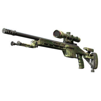 SSG 08 | Lichen Dashed (Minimal Wear) CS2 skin