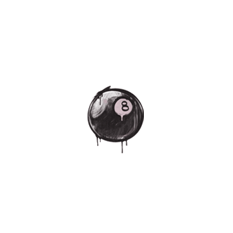 Sealed Graffiti | 8-Ball (War Pig Pink) CS2 skin