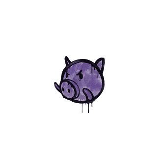 Sealed Graffiti | Piggles (Monster Purple) CS2 skin