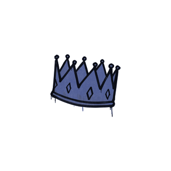 Sealed Graffiti | King Me (SWAT Blue) CS2 skin