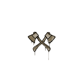Sealed Graffiti | X-Axes (Dust Brown) CS2 skin