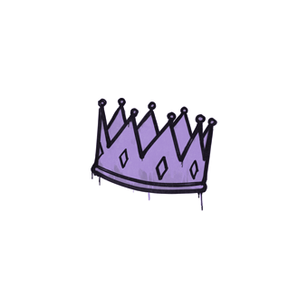 Sealed Graffiti | King Me (Violent Violet) CS2 skin