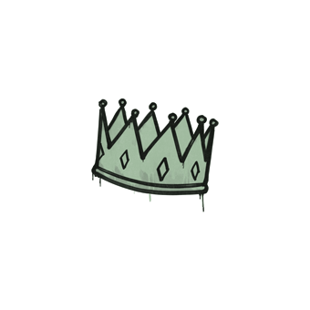 Sealed Graffiti | King Me (Cash Green) CS2 skin