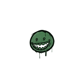 Sealed Graffiti | Mr. Teeth (Jungle Green) CS2 skin