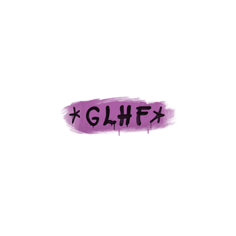 Sealed Graffiti | GLHF (Bazooka Pink) CS2 skin