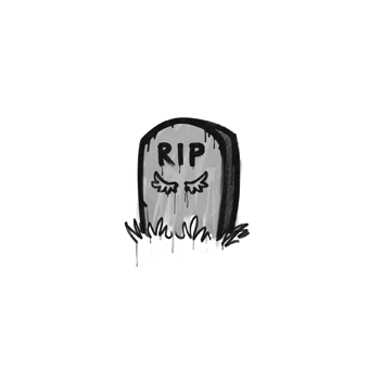 Sealed Graffiti | Tombstone (Shark White) CS2 skin