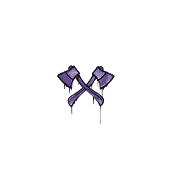 Sealed Graffiti | X-Axes (Monster Purple) CS2 skin