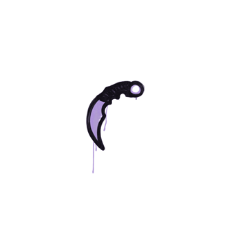 Sealed Graffiti | Karambit (Violent Violet) CS2 skin
