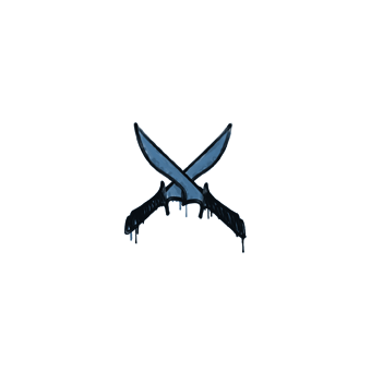 Sealed Graffiti | X-Knives (Monarch Blue) CS2 skin