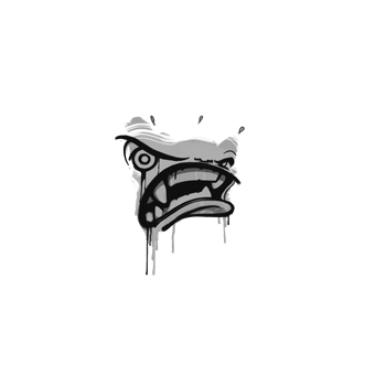 Sealed Graffiti | Rage Mode (Shark White) CS2 skin