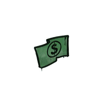 Sealed Graffiti | Keep the Change (Jungle Green) CS2 skin