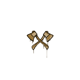 Sealed Graffiti | X-Axes (Desert Amber) CS2 skin
