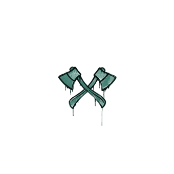 Sealed Graffiti | X-Axes (Frog Green) CS2 skin