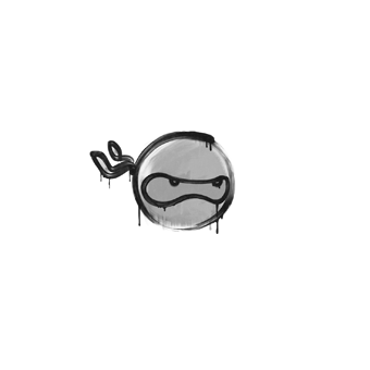Sealed Graffiti | Ninja (Shark White) CS2 skin