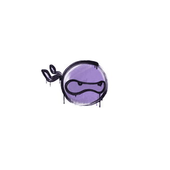 Sealed Graffiti | Ninja (Violent Violet) CS2 skin