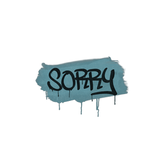 Sealed Graffiti | Sorry (Wire Blue) CS2 skin