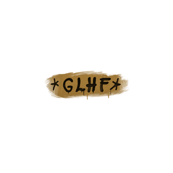 Sealed Graffiti | GLHF (Desert Amber) CS2 skin