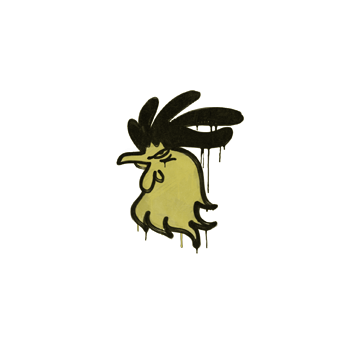 Sealed Graffiti | Cocky (Tracer Yellow) CS2 skin