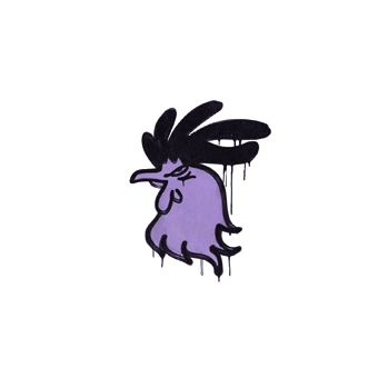 Sealed Graffiti | Cocky (Violent Violet) CS2 skin