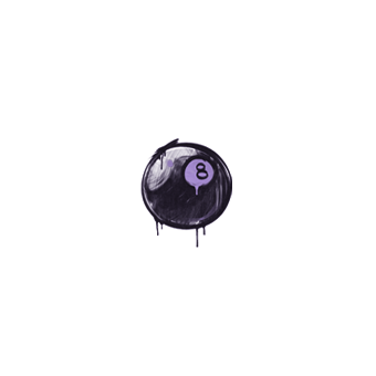 Sealed Graffiti | 8-Ball (Violent Violet) CS2 skin