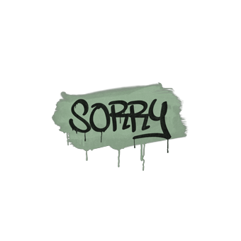 Sealed Graffiti | Sorry (Cash Green) CS2 skin