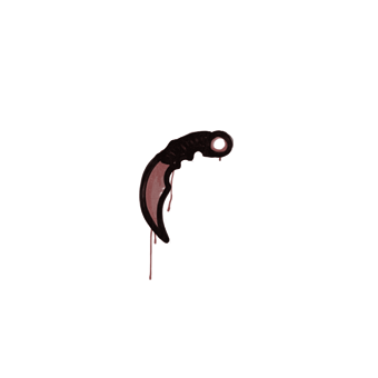 Sealed Graffiti | Karambit (Brick Red) CS2 skin