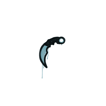 Sealed Graffiti | Karambit (Wire Blue) CS2 skin