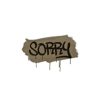 Sealed Graffiti | Sorry (Dust Brown) CS2 skin