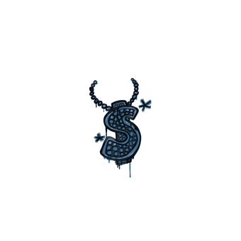 Sealed Graffiti | Bling (Monarch Blue) CS2 skin