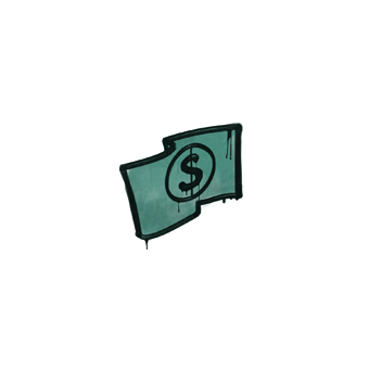 Sealed Graffiti | Keep the Change (Frog Green) CS2 skin