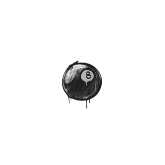 Sealed Graffiti | 8-Ball (Shark White) CS2 skin