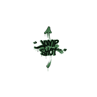 Sealed Graffiti | Jump Shot (Jungle Green) CS2 skin