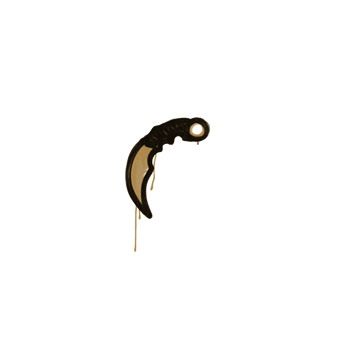 Sealed Graffiti | Karambit (Desert Amber) CS2 skin