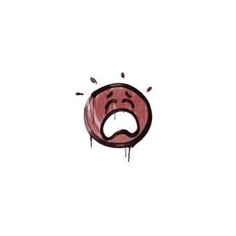 Sealed Graffiti | QQ (Blood Red) CS2 skin