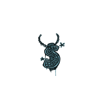 Sealed Graffiti | Bling (Wire Blue) CS2 skin