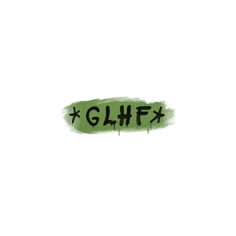 Sealed Graffiti | GLHF (Battle Green) CS2 skin