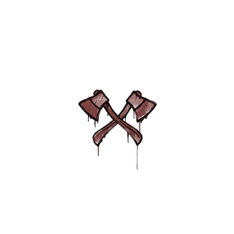 Sealed Graffiti | X-Axes (Brick Red) CS2 skin