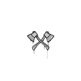 Sealed Graffiti | X-Axes (Shark White) CS2 skin